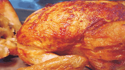 Golden Chicken’s original rotisserie chicken photograph